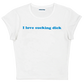 I love sucking dick baby tee