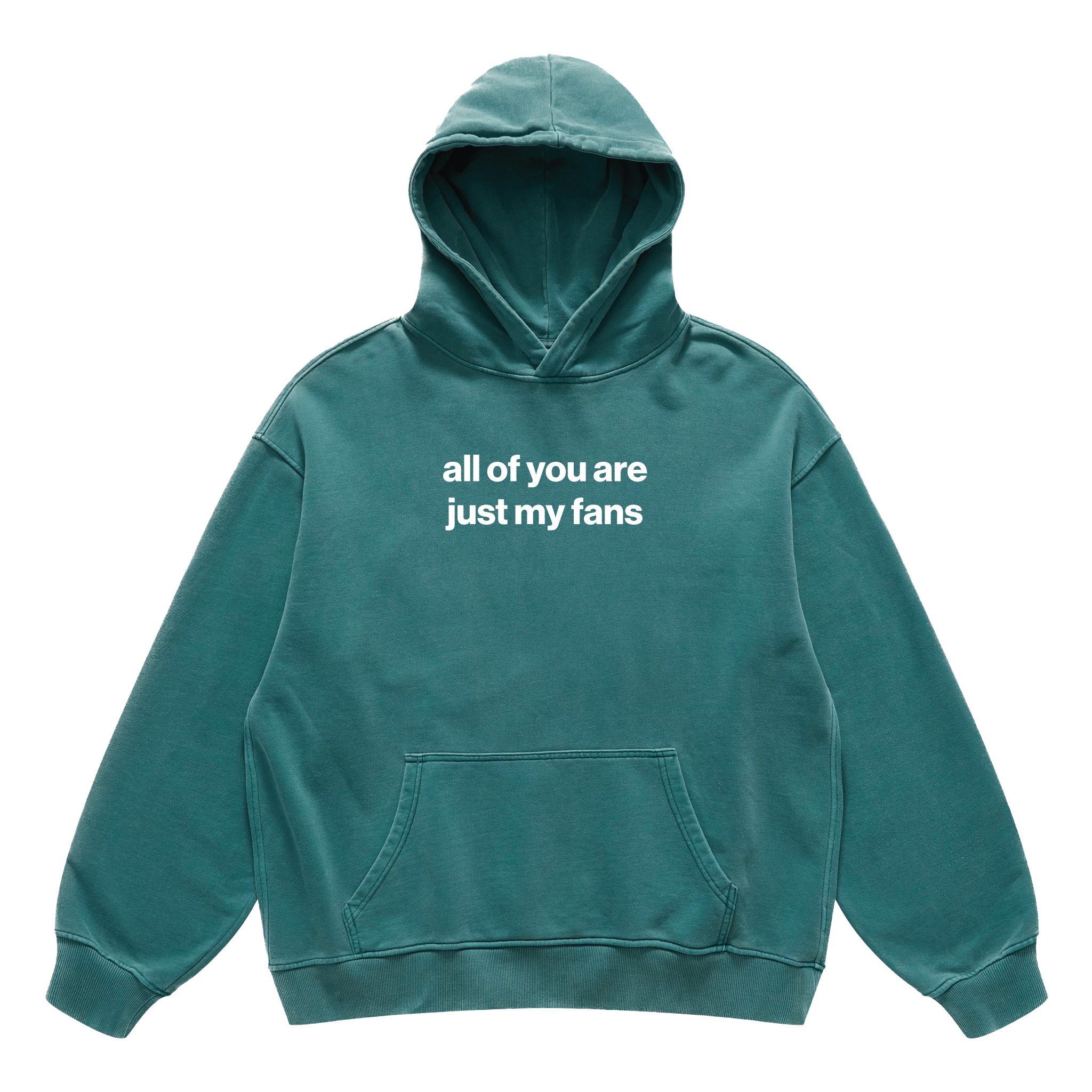 all of you are just my fans hoodie