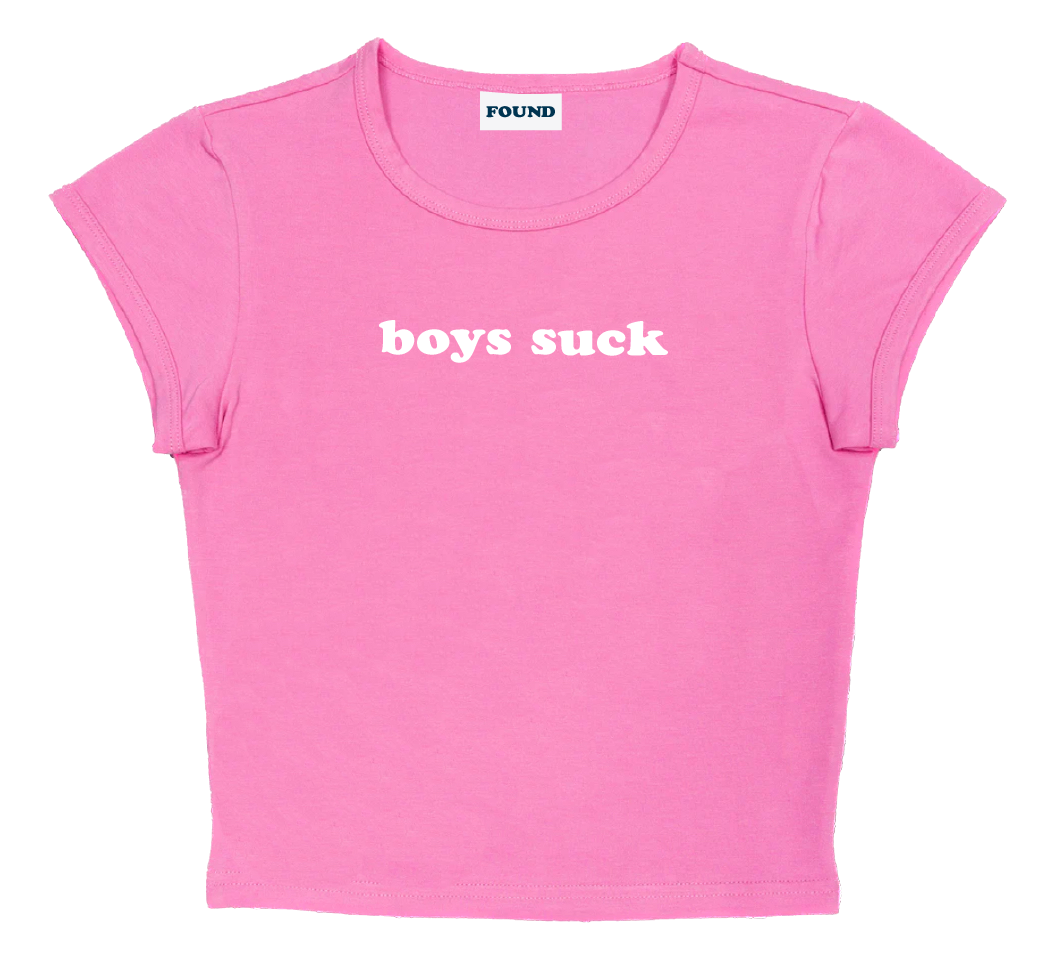 boys suck baby tee