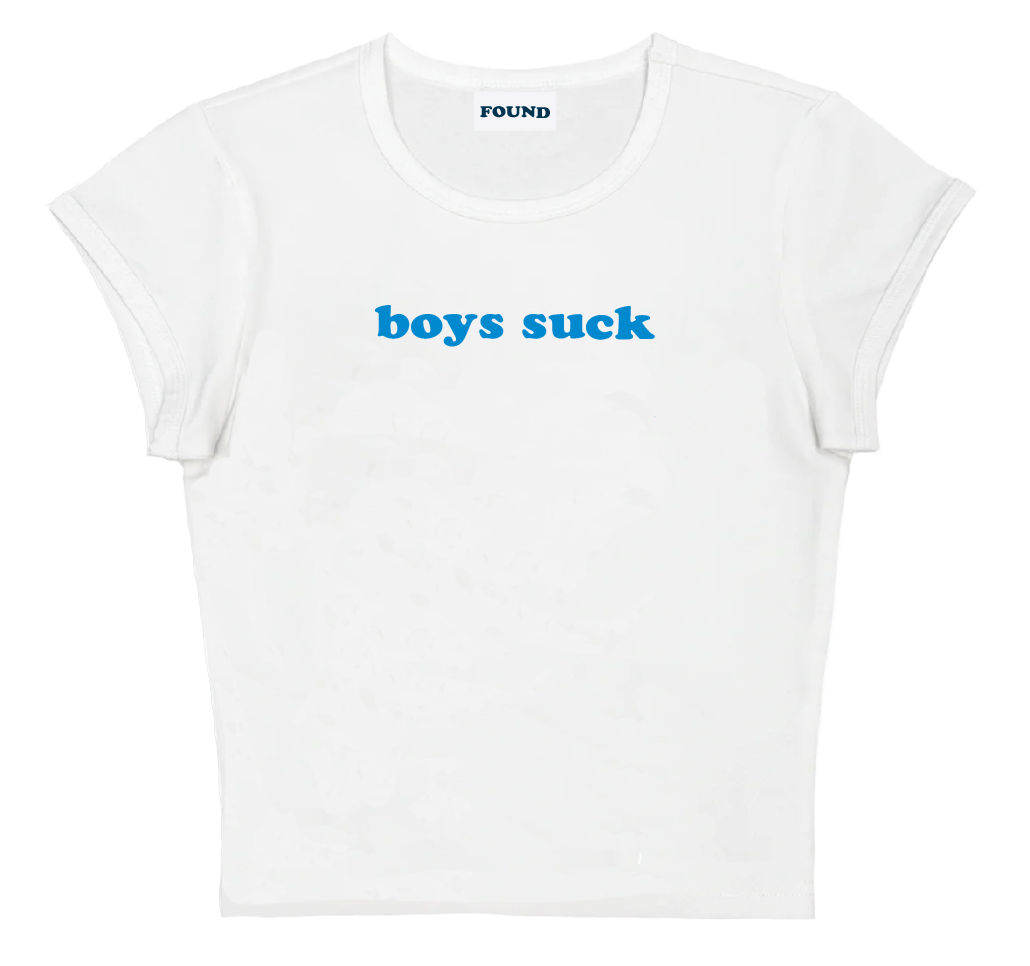 boys suck baby tee