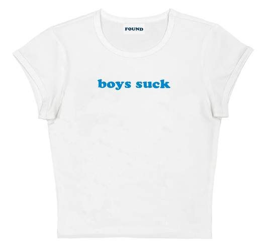 boys suck baby tee