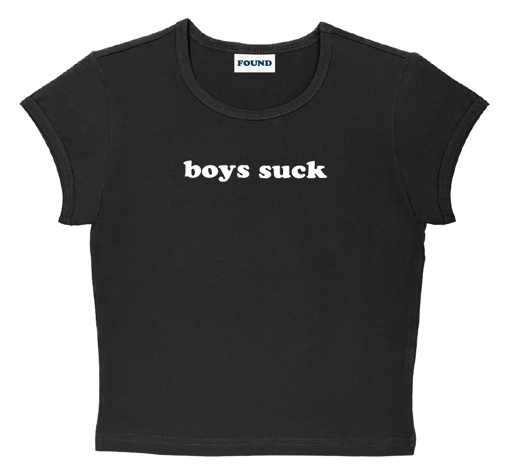 boys suck baby tee