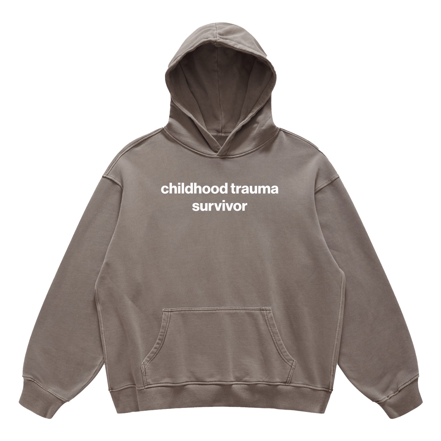 childhood trauma survivor hoodie