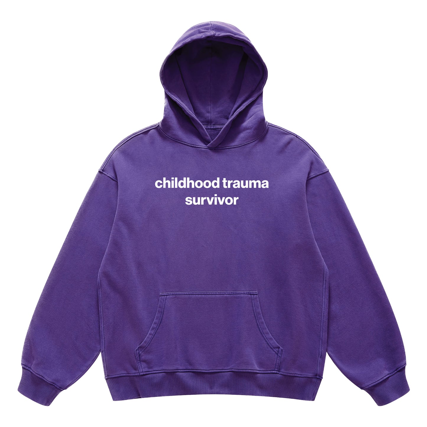 childhood trauma survivor hoodie