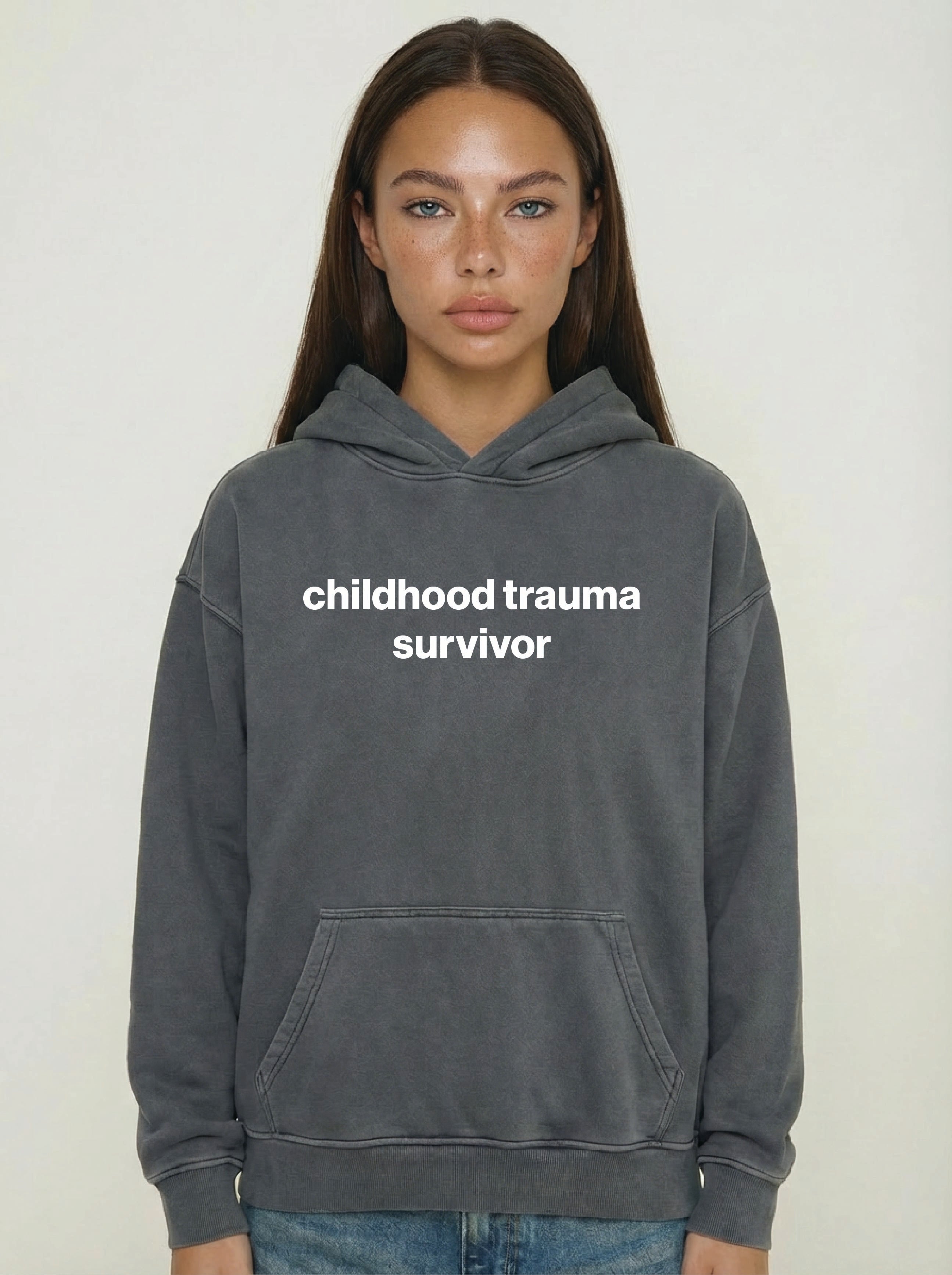 childhood trauma survivor hoodie
