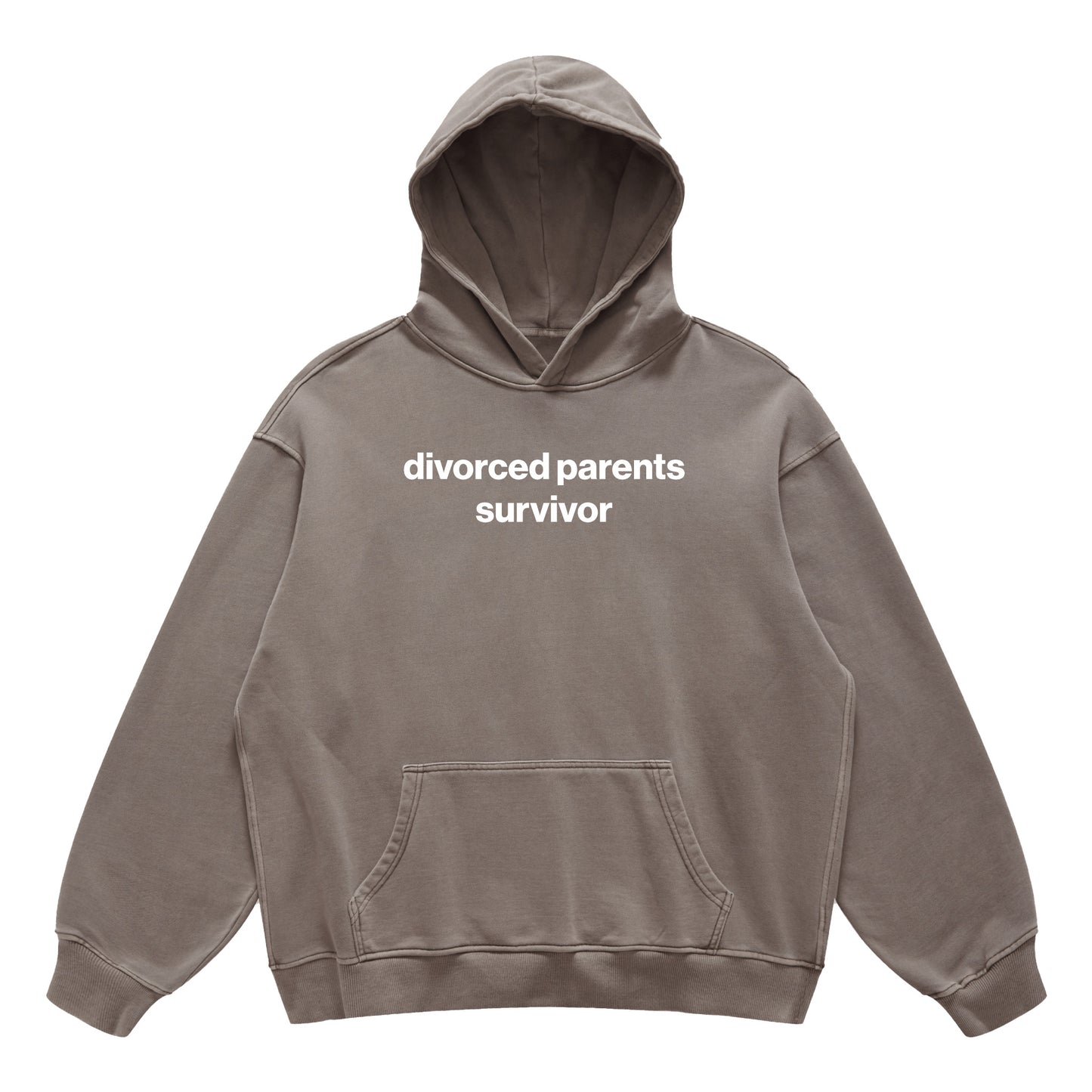 divorced parents survivor hoodie