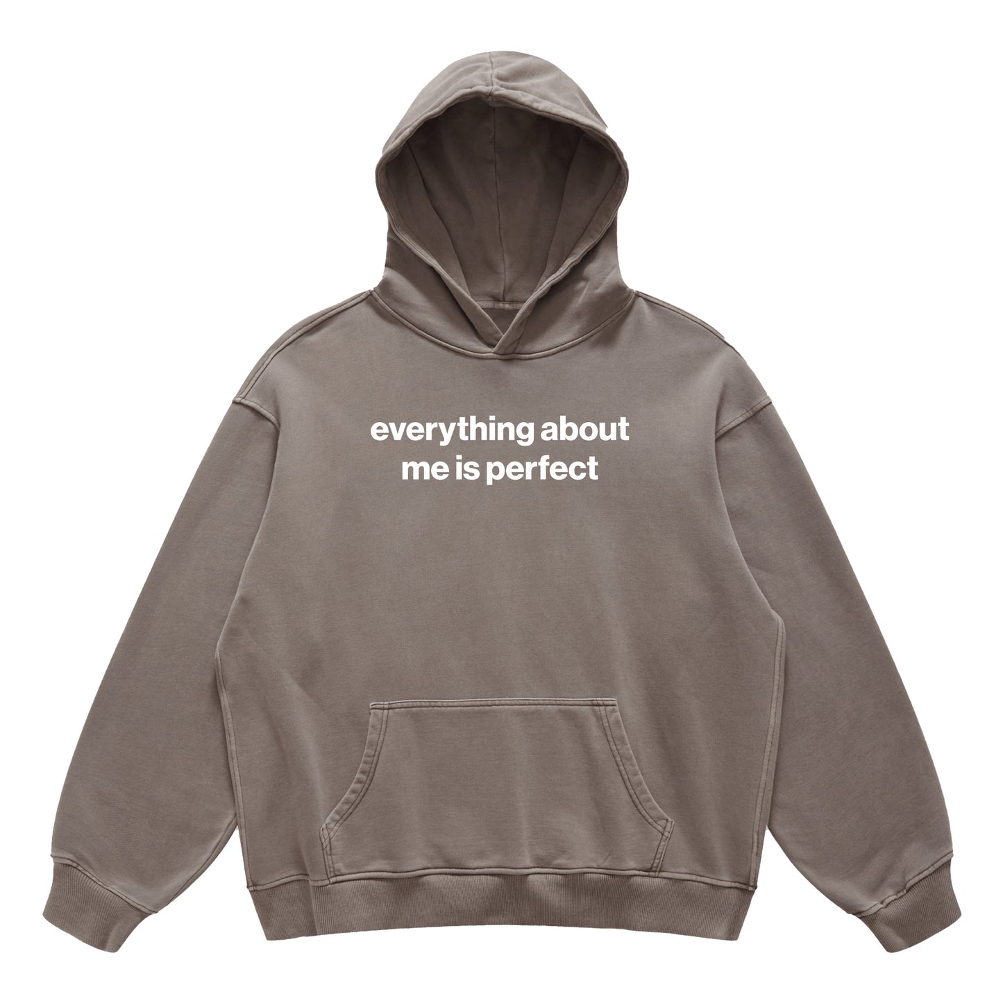 everything about me is perfect hoodie