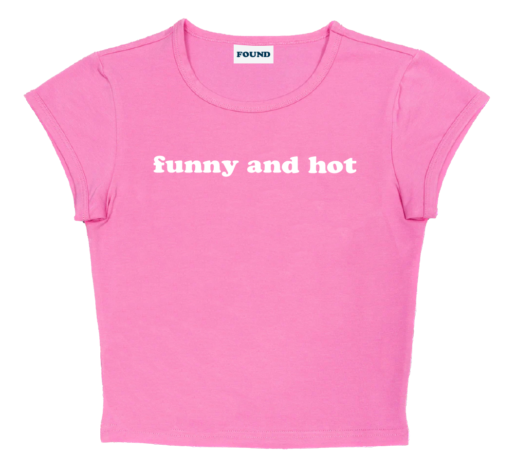 funny and hot baby tee