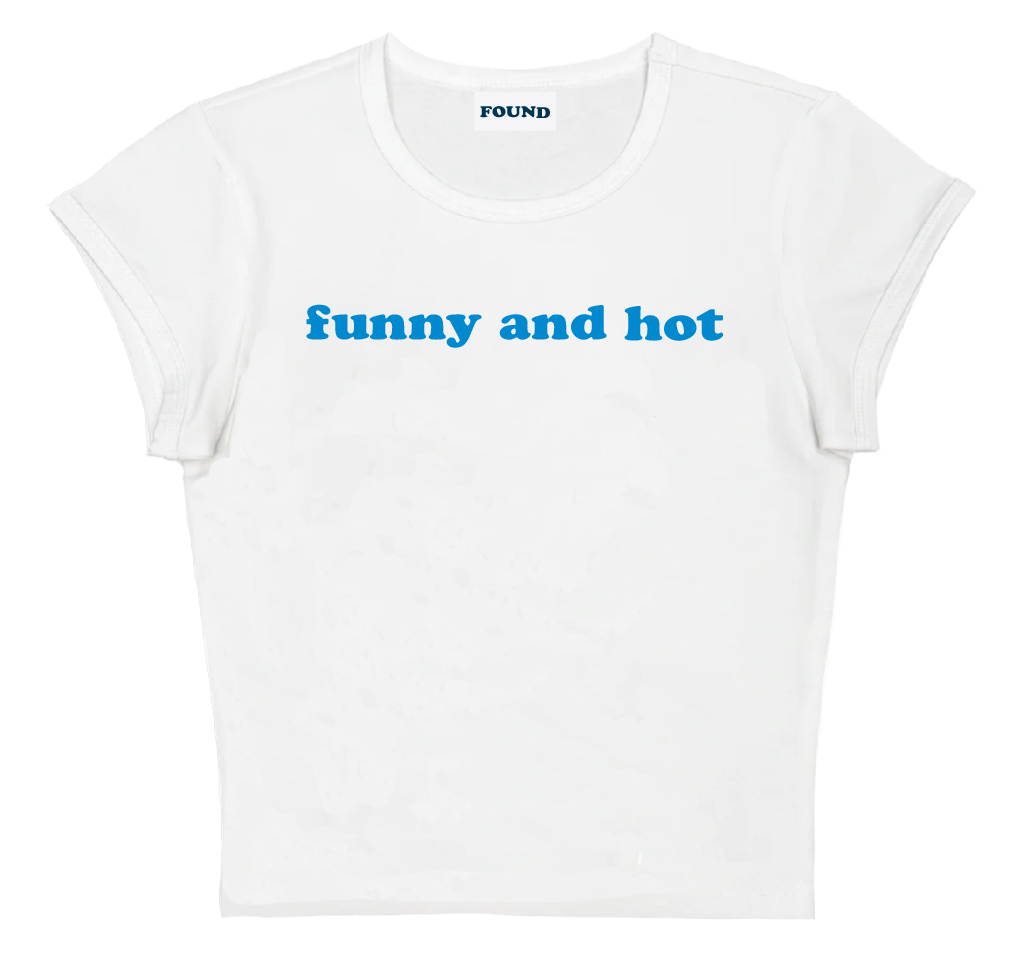 funny and hot baby tee