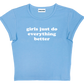 girls just do everything better baby tee