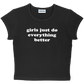 girls just do everything better baby tee