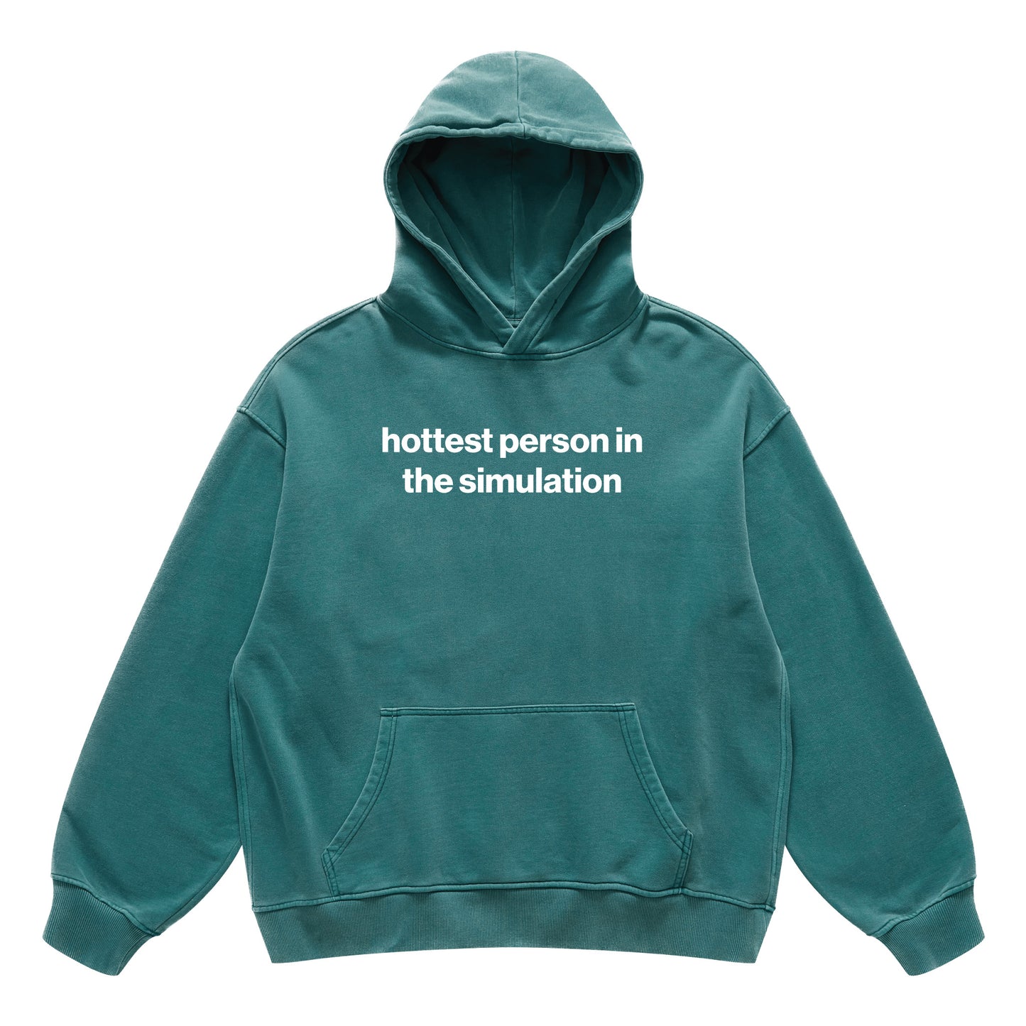 hottest person in the simulation hoodie