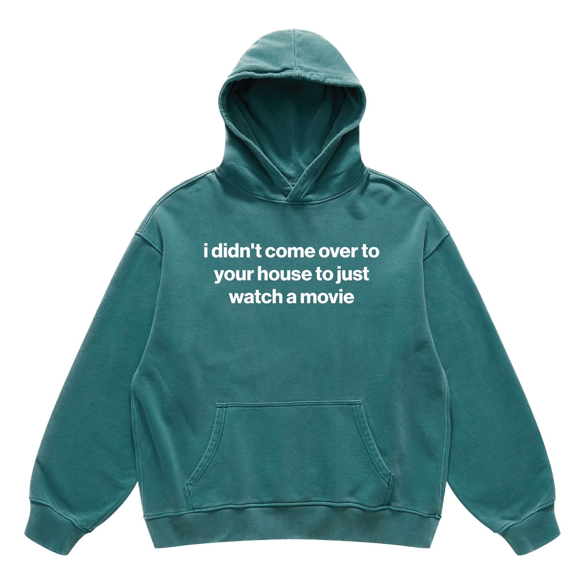 i didn't come over to your house to just watch a movie hoodie