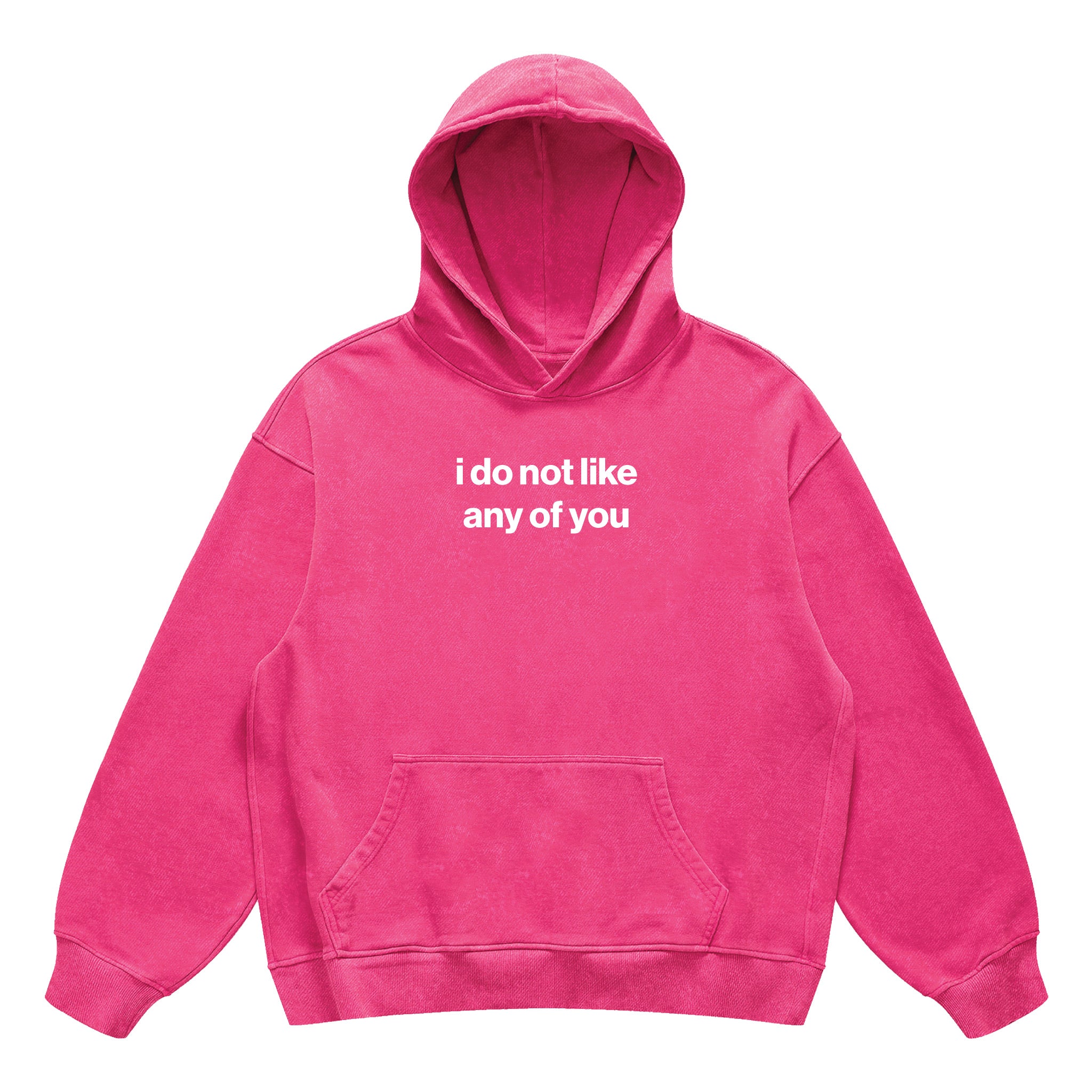 i do not like any of you hoodie