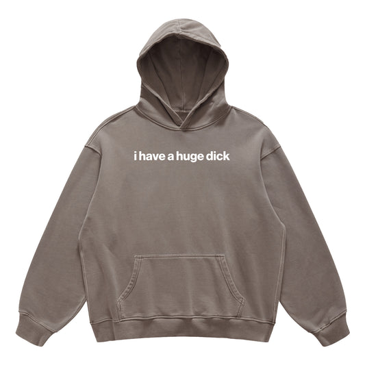 i have a huge dick hoodie