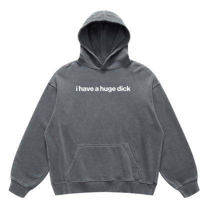 i have a huge dick hoodie