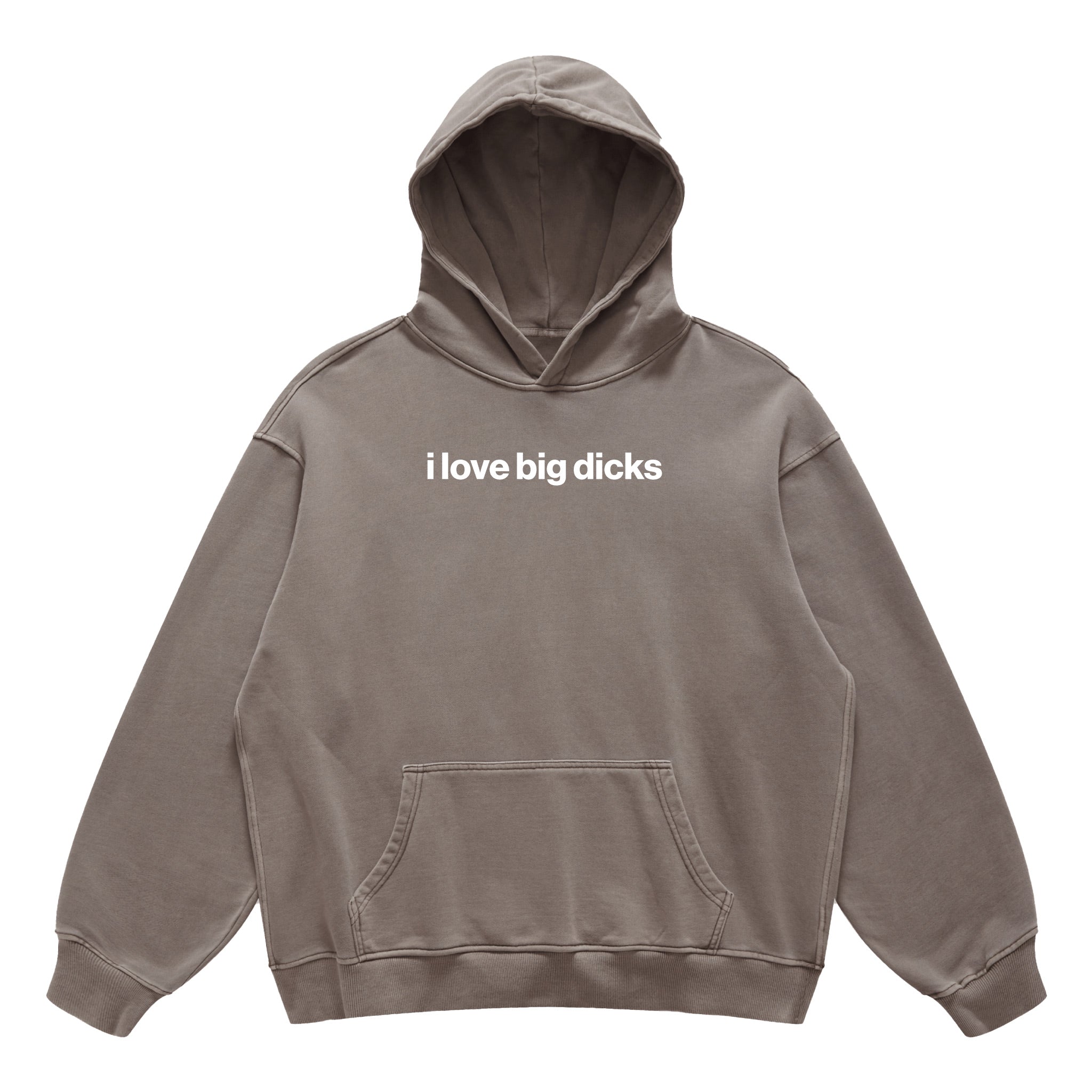 i love big dicks hoodie
