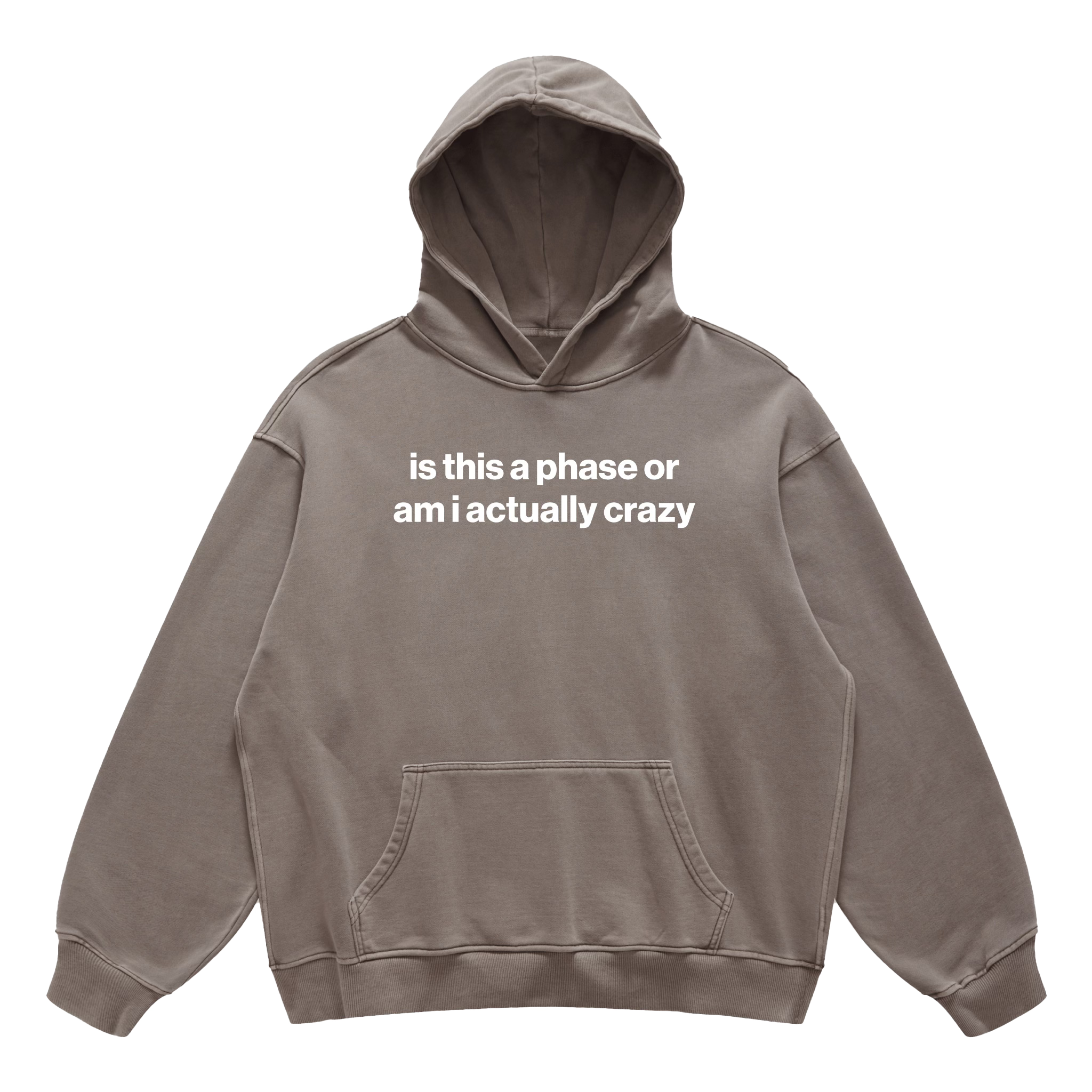 is this a phase or am i actually crazy hoodie