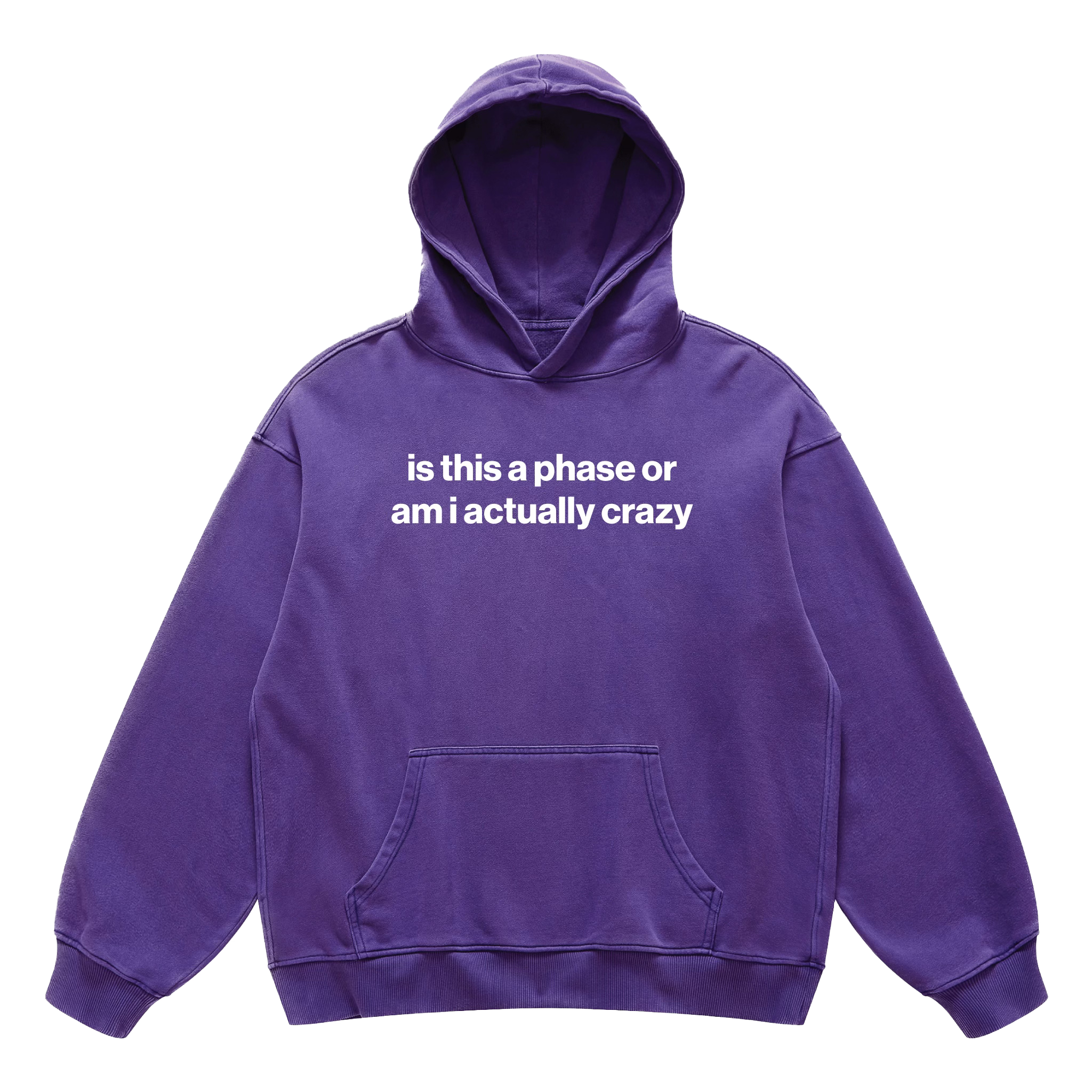 is this a phase or am i actually crazy hoodie