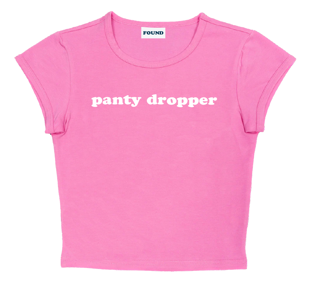 panty dropper baby tee