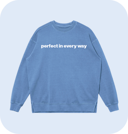 perfect in every way sweatshirt