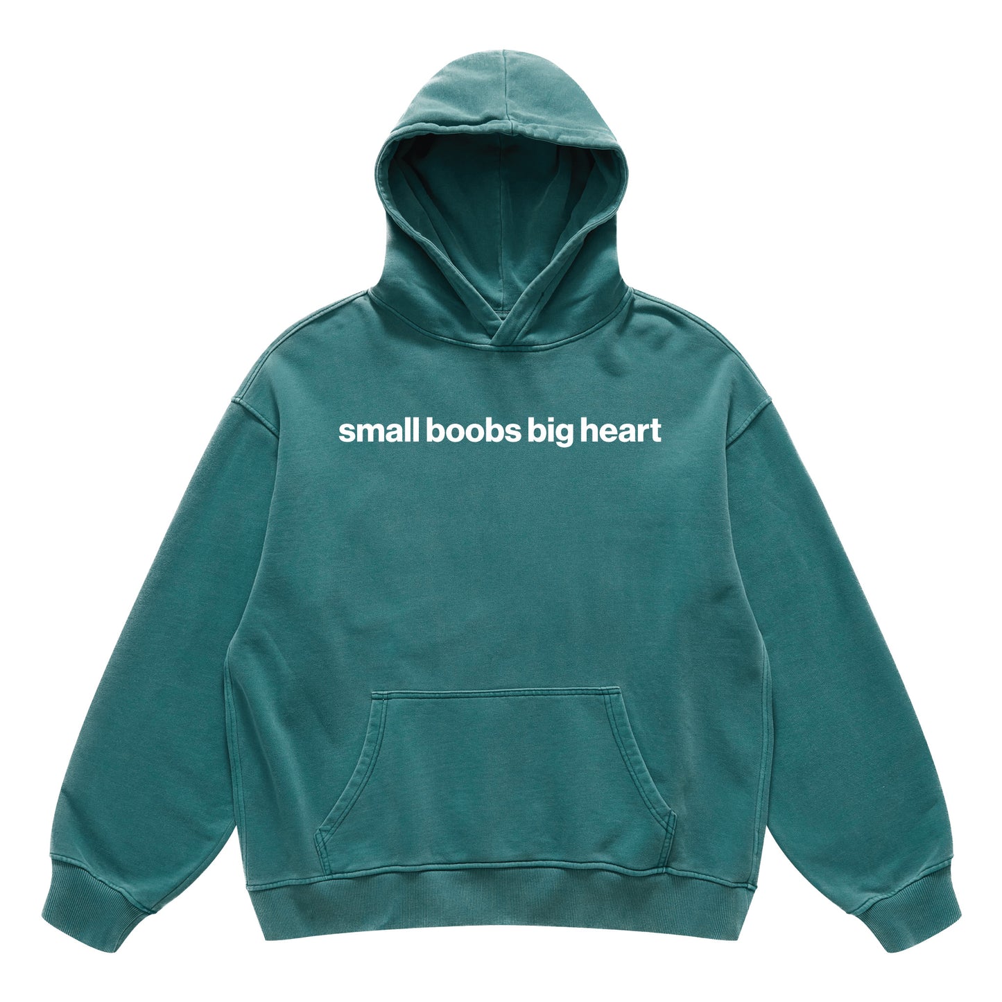 small boobs big heart hoodie