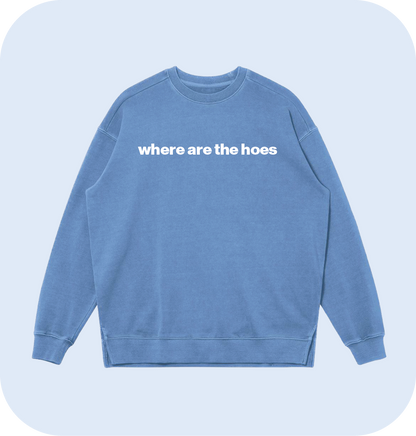 where are the hoes sweatshirt