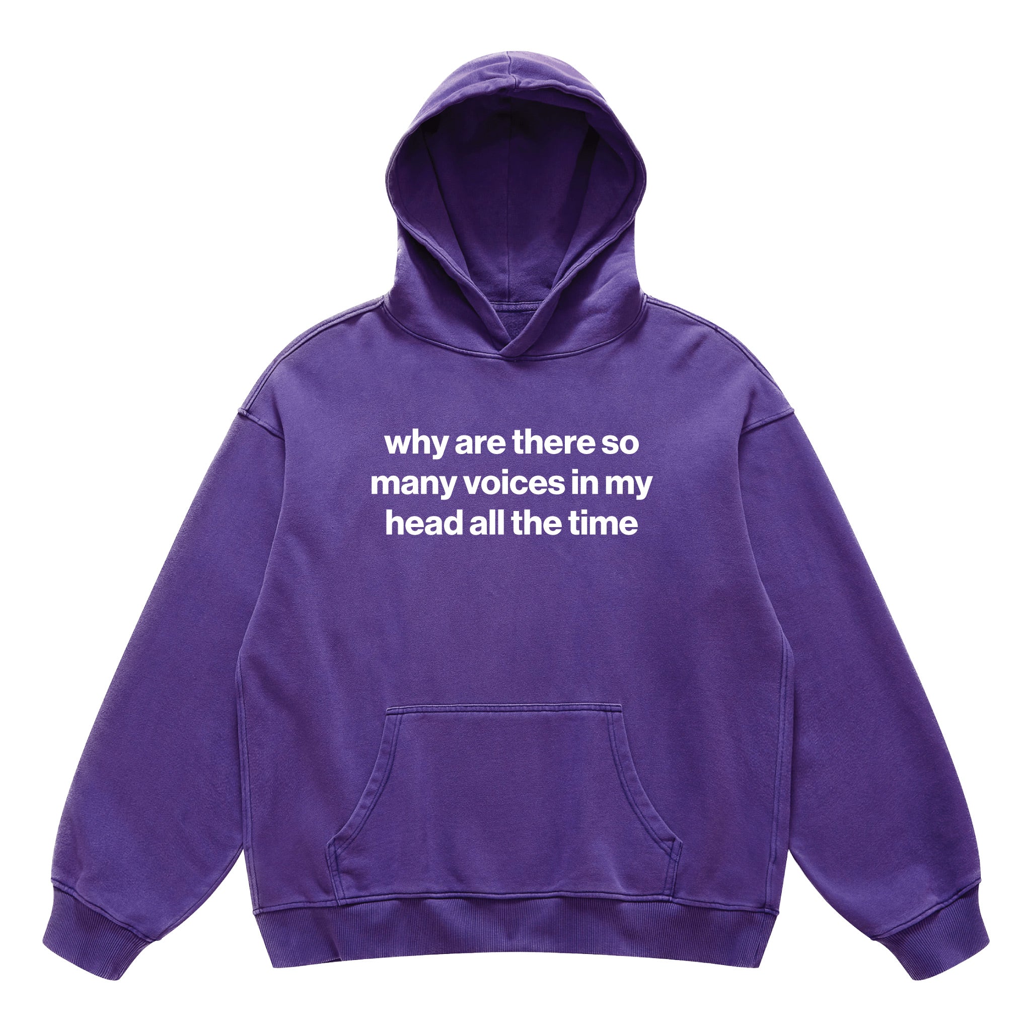 why are there so many voices in my head all the time hoodie