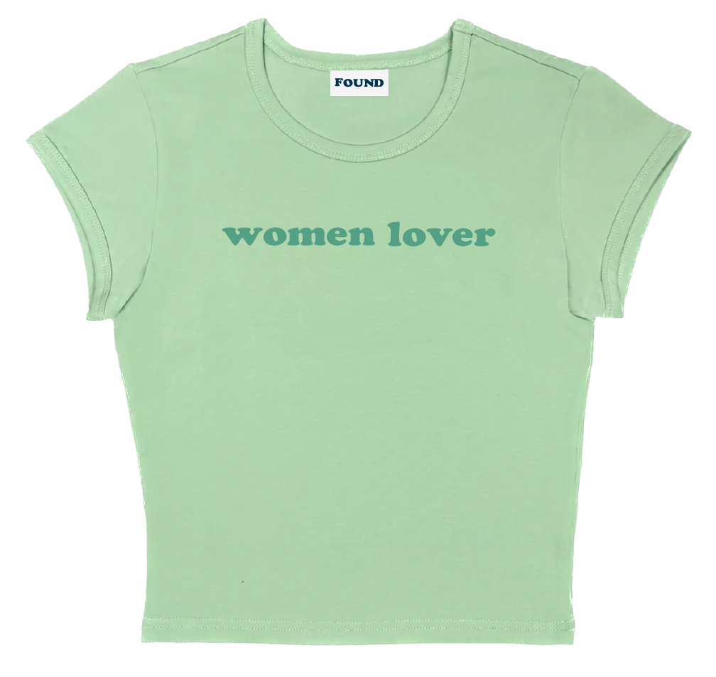 women lover baby tee