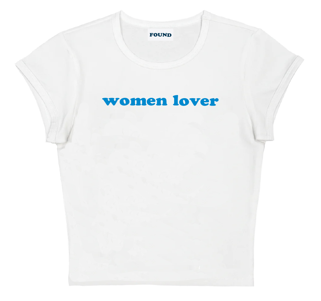 women lover baby tee