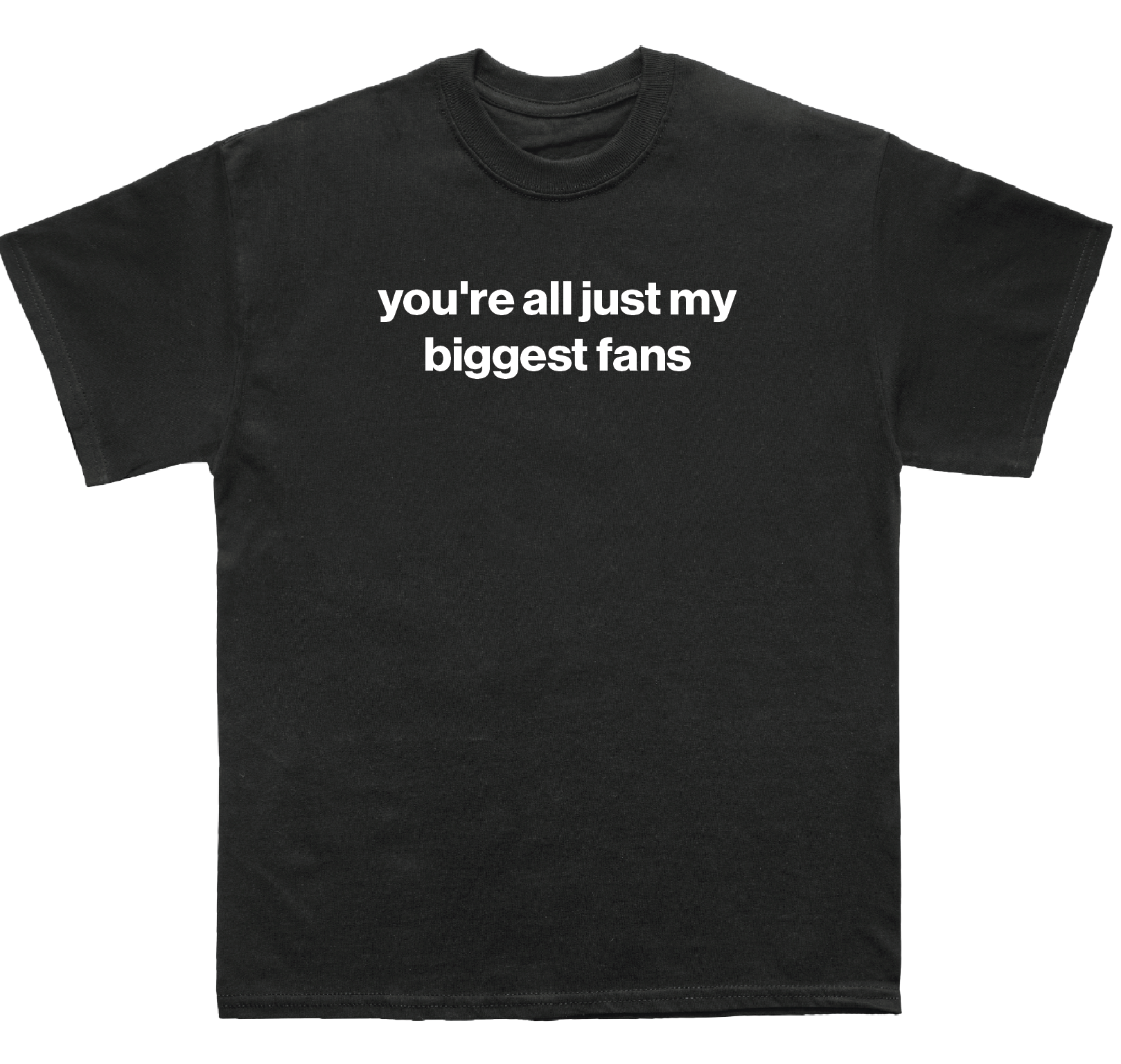 you're all just my biggest fans shirt