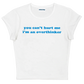 you can't hurt me i'm an overthinker baby tee