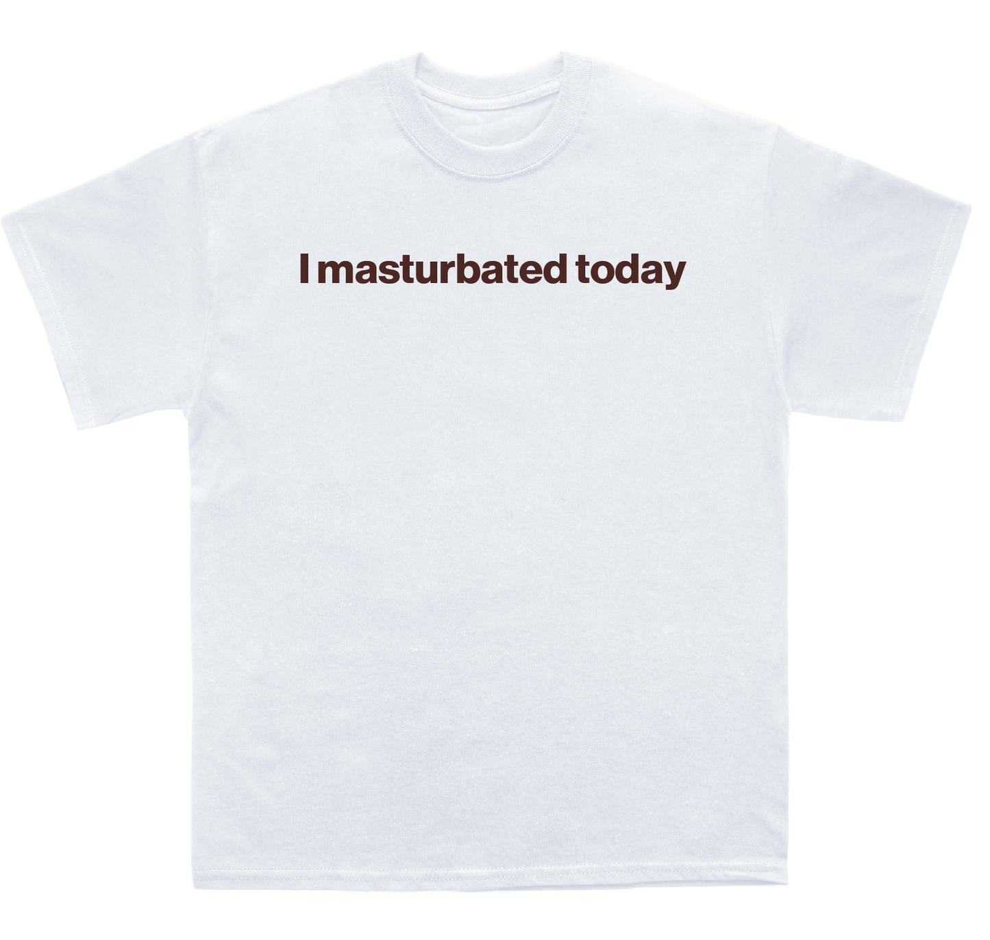 I masturbated today shirt