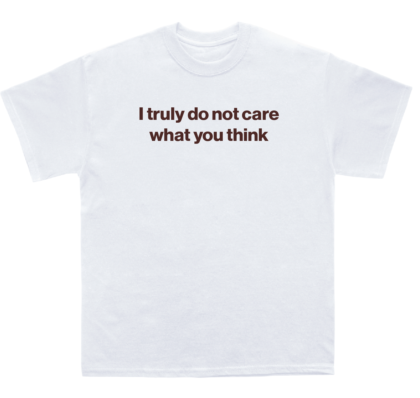 I truly do not care what you think shirt