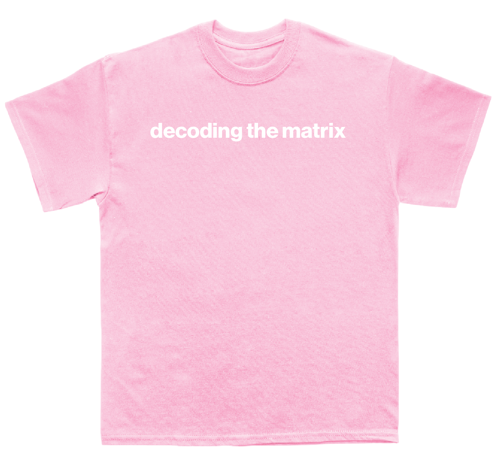 decoding the matrix shirt