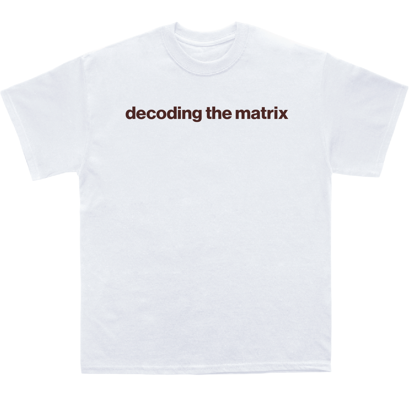 decoding the matrix shirt