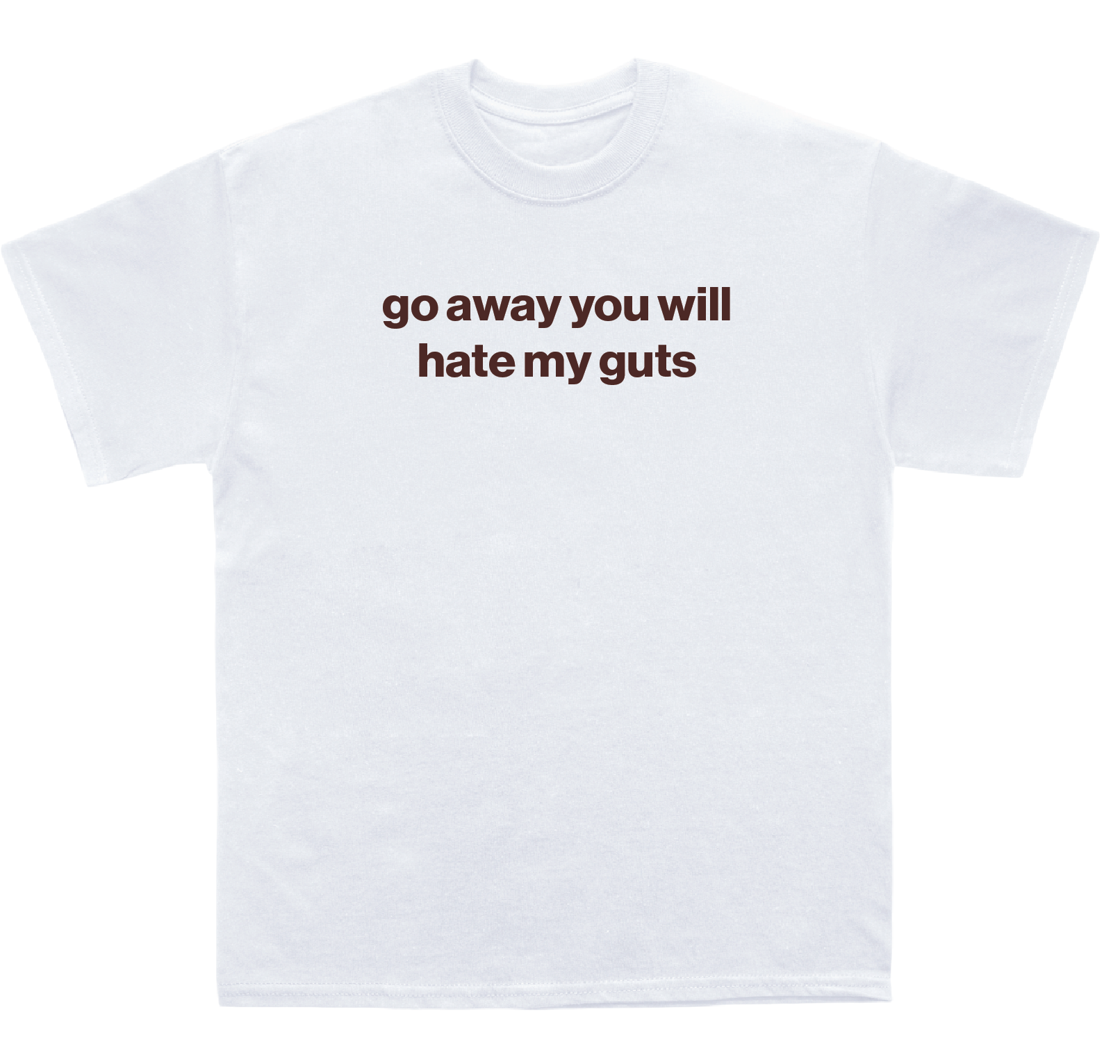 go away you will hate my guts shirt
